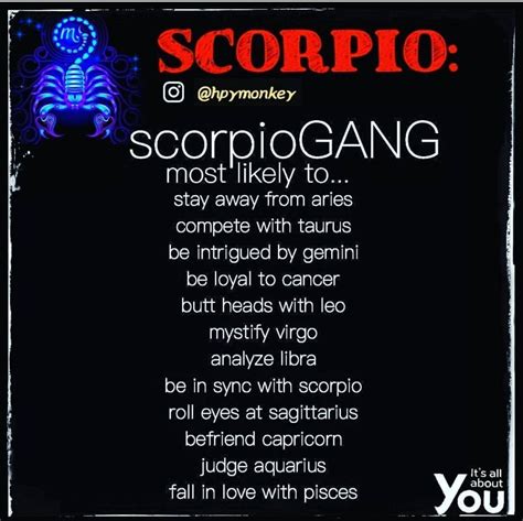 What makes Scorpio miss you?