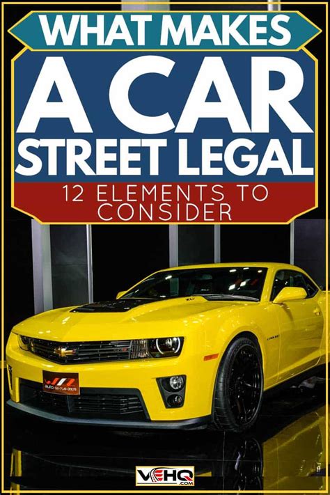 What makes a car street legal in Texas?
