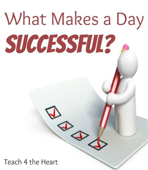 What makes a day successful?