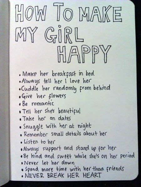 What makes a girl happier?