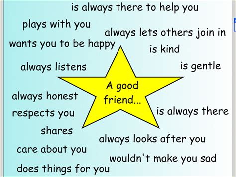 What makes a good friend?