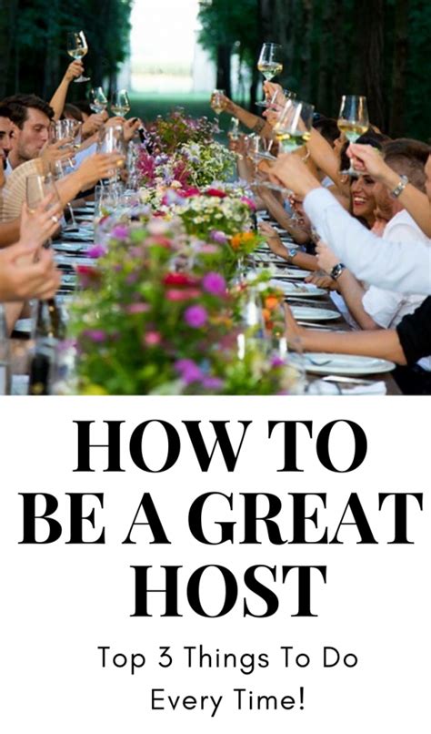 What makes a good host?