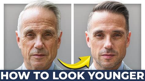 What makes a man look younger?