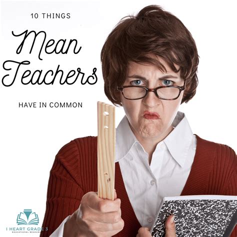 What makes a mean teacher?