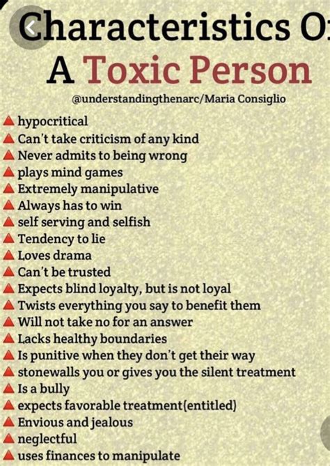 What makes a toxic person in one word?