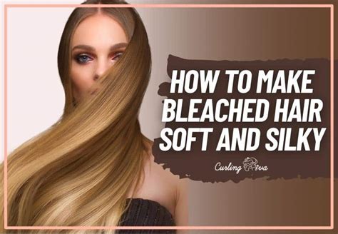 What makes bleached hair shiny?