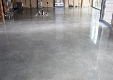 What makes concrete look shiny?