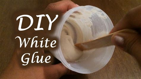 What makes glue white?