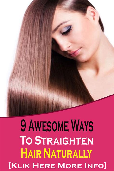 What makes hair straight?