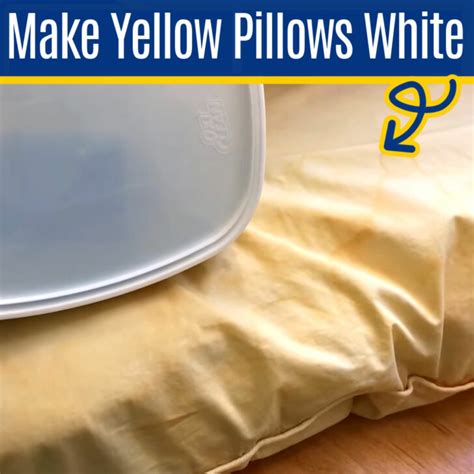 What makes pillows white again?