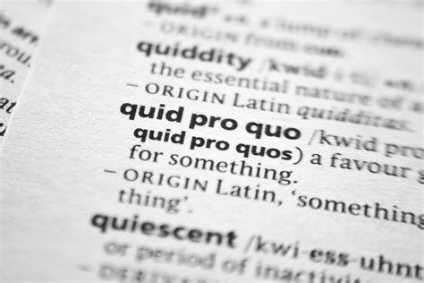 What makes quid pro quo illegal?