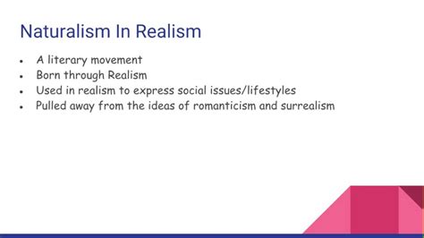 What makes realism?