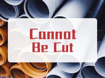 What material Cannot be cut?