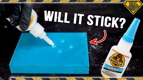 What material does adhesive not stick to?