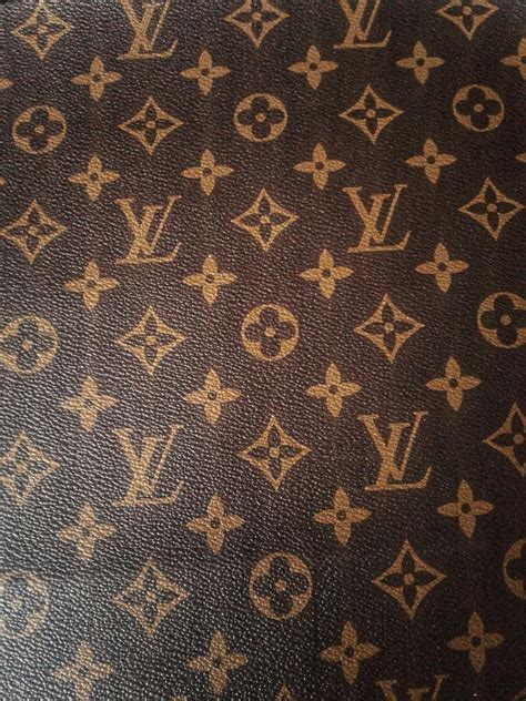 What material is Louis Vuitton monogram?