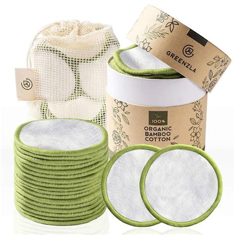 What material is used for reusable cotton pads?