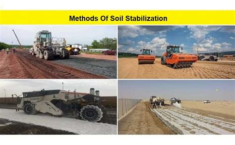 What materials are used to stabilize soil?
