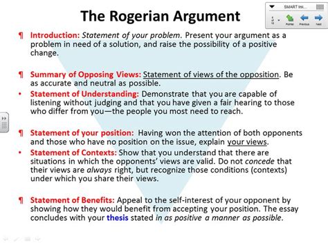 What may be difficult for the writer of a Rogerian argument?