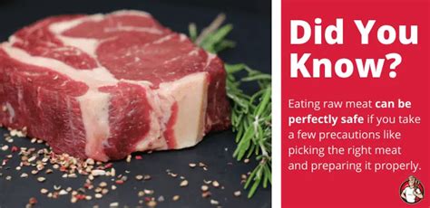 What meat is safe to eat raw?