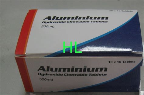 What medicines contain aluminum?