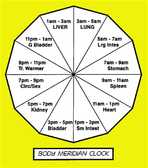 What meridian is active at 5pm?