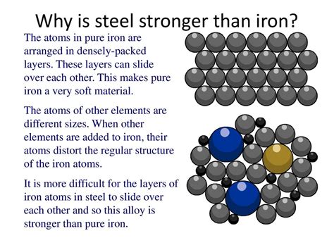 What mineral makes steel stronger?