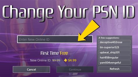What names are allowed in PSN?