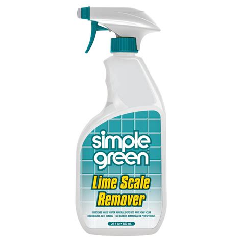 What natural product removes limescale?