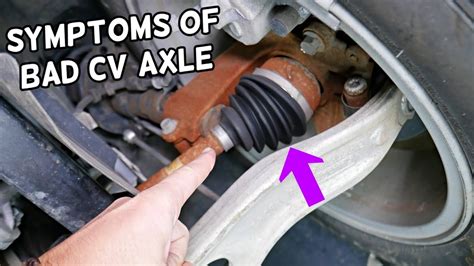 What noise will a bad CV axle make?