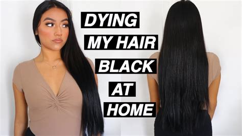 What not to do after dying your hair black?