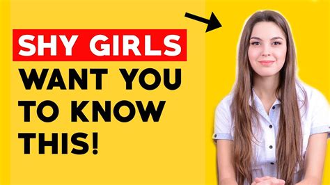 What not to do with a shy girl?