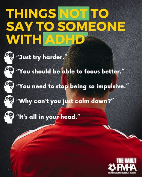 What not to say to someone with ADHD?