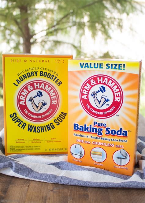 What not to wash with baking soda?