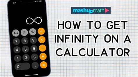 What number is infinity on a calculator?