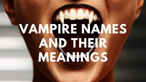 What number means vampire?