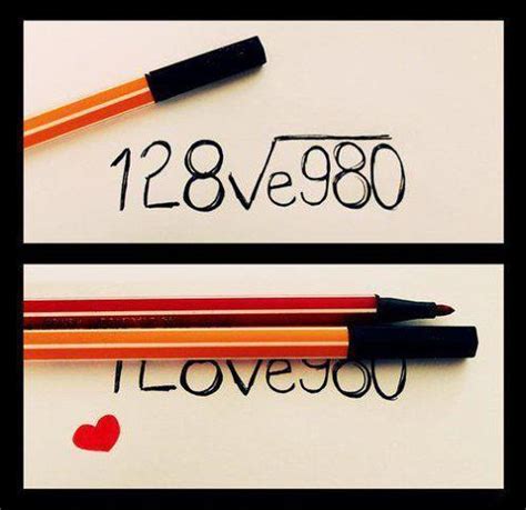 What numbers say I love u?