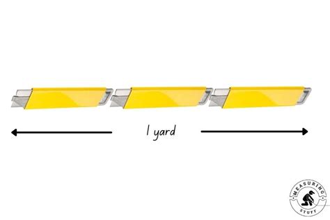 What object is 1 yard long?