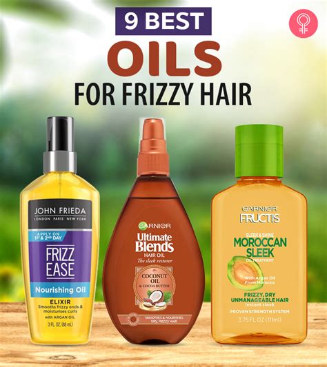 What oil is best for dry frizzy hair?