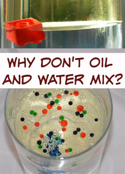 What oils Cannot be mixed together?