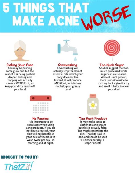 What oils make acne worse?
