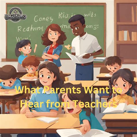 What parents want to hear from teachers?