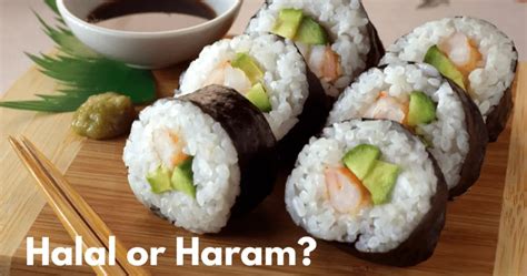 What part of sushi is haram?