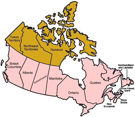 What parts of Canada are English?