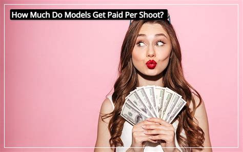 What percentage do models get paid?