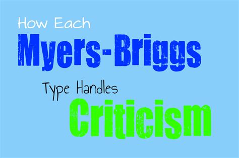 What personality type is sensitive to criticism?