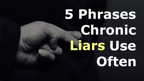 What phrases do liars use?