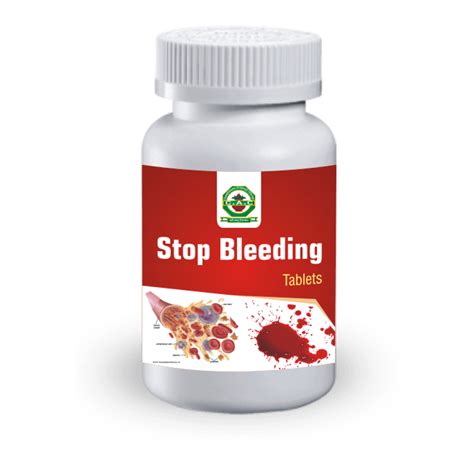 What pills stop bleeding?