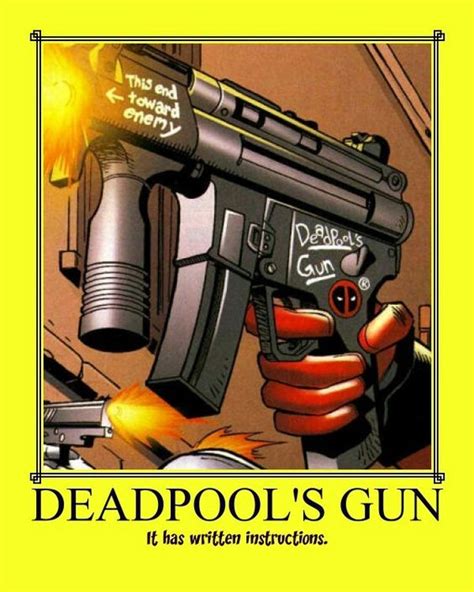 What pistol does Deadpool use?