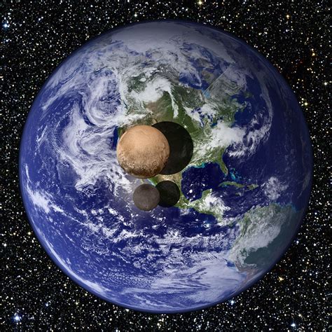 What planet is smaller than Russia?