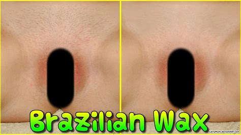What position should a man do a Brazilian wax?